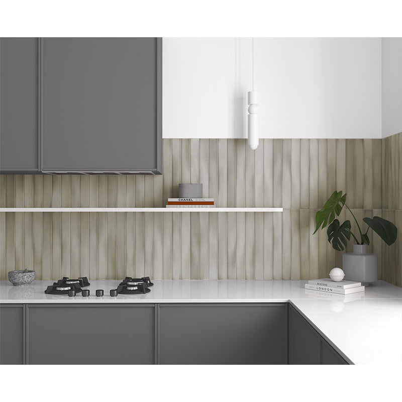 MASSIMO SKYLON GREY SATIN SUBWAY 50X400MM