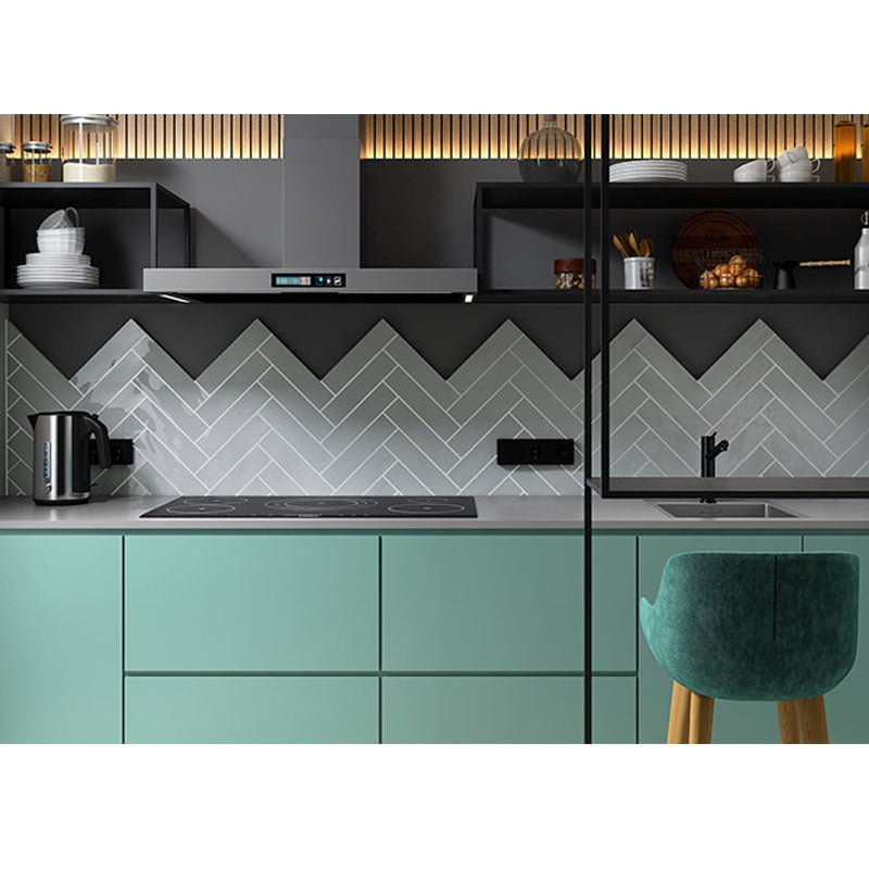 EDGE LIGHT GREEN WAVE 68x280 GLOSS