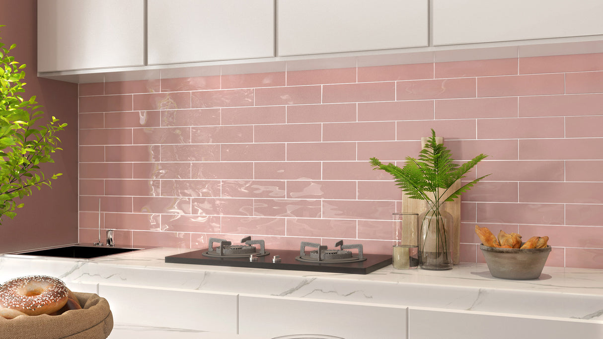 EDGE PINK WAVE 68x280 GLOSS