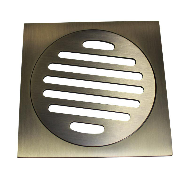 Square Waste 100mm Casting Brass Bronze 110x110mm