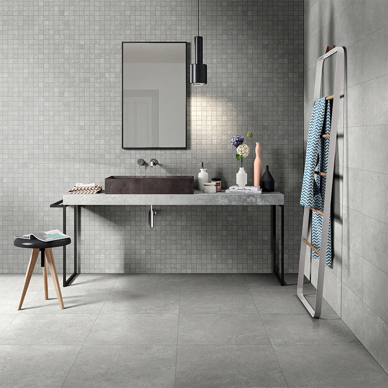 FOSILIME GREY MATT 600X600