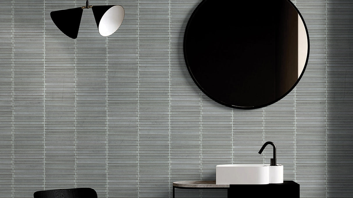 FINGER SPECKLE MOSAIC LIGHT GREY