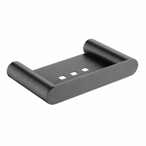 RUSHY Series Soap Dish Holder Gun Metal Grey