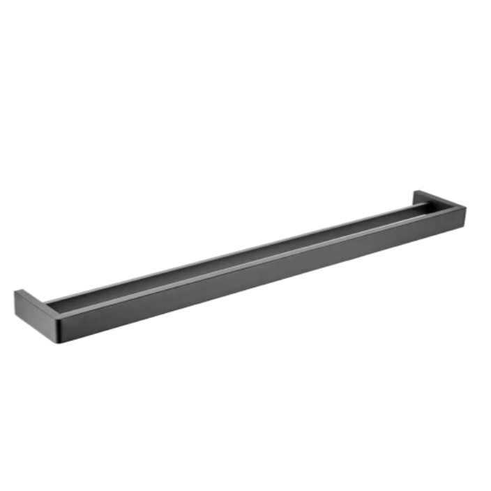 IVANO Series Double Towel Rail Gun Metal Grey 800mm