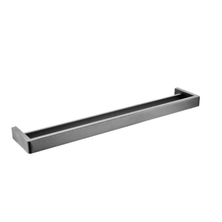 IVANO Series Double Towel Rail Gun Metal Grey 600mm