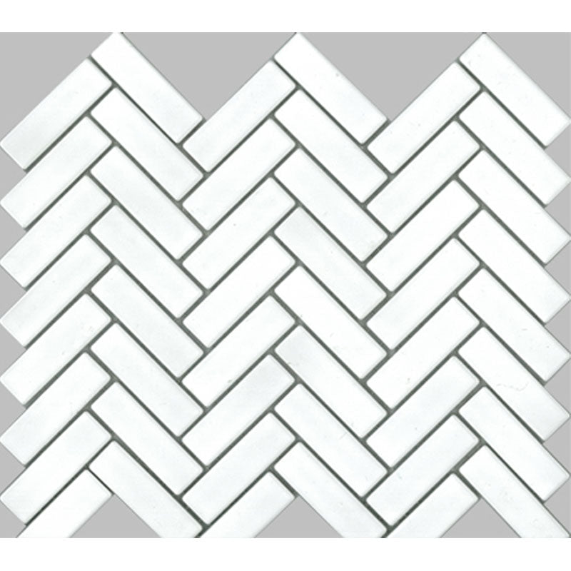 HRB HERRINGBONE SATIN WHITE 23X73