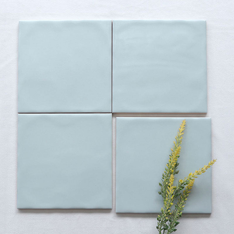 Lodge Wavy Matt Mint Green Wall 150x150mm