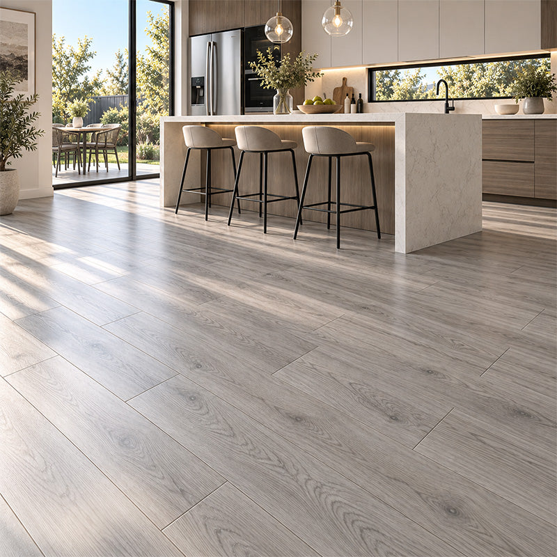 Elemental Wood Laminate Flooring Grey Wood 1218x197x12mm