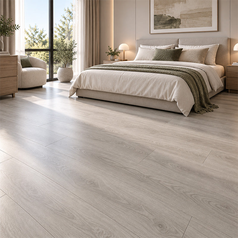 Elemental Wood Laminate Flooring White Wash 1218x197x12mm