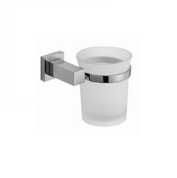 QUBI Toothbrush Holder Chrome Finish