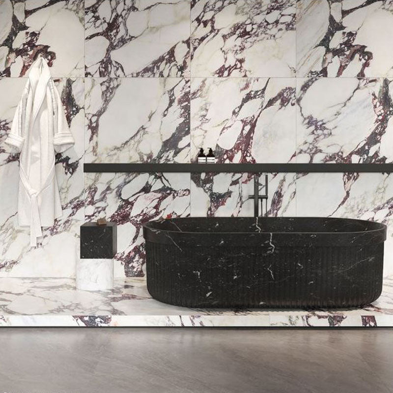 Kaolin x Greg Natale Calacatta Viola 60x60 SilkTec