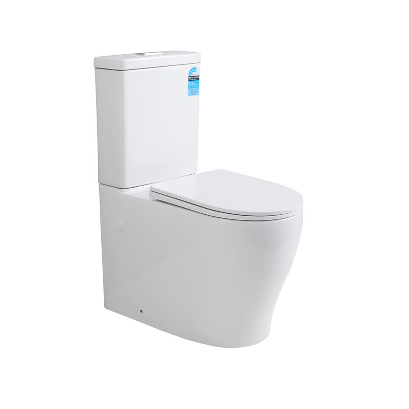 Zeus Rimless Tornado Toilet 660x385x870mm – Joshua Tiles & Bathrooms