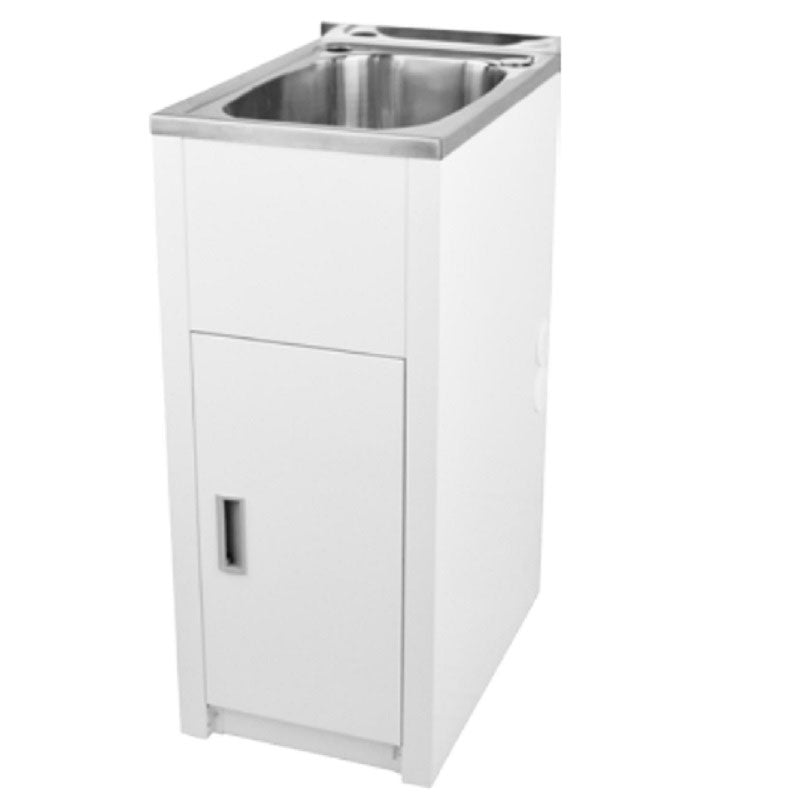 LAVASSA 30L Slimline Laundry Trough and Cabinet 370x560x870mm