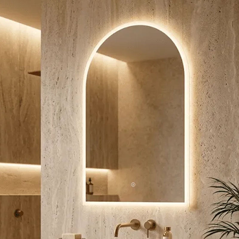 FUM Series Arch Sharp Front Lit LED Mirror 600x900x6mm