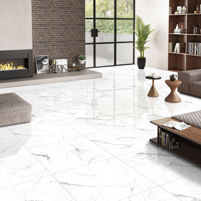 LUNA LUX - ALPINO BIANCO POLISHED 600X600MM
