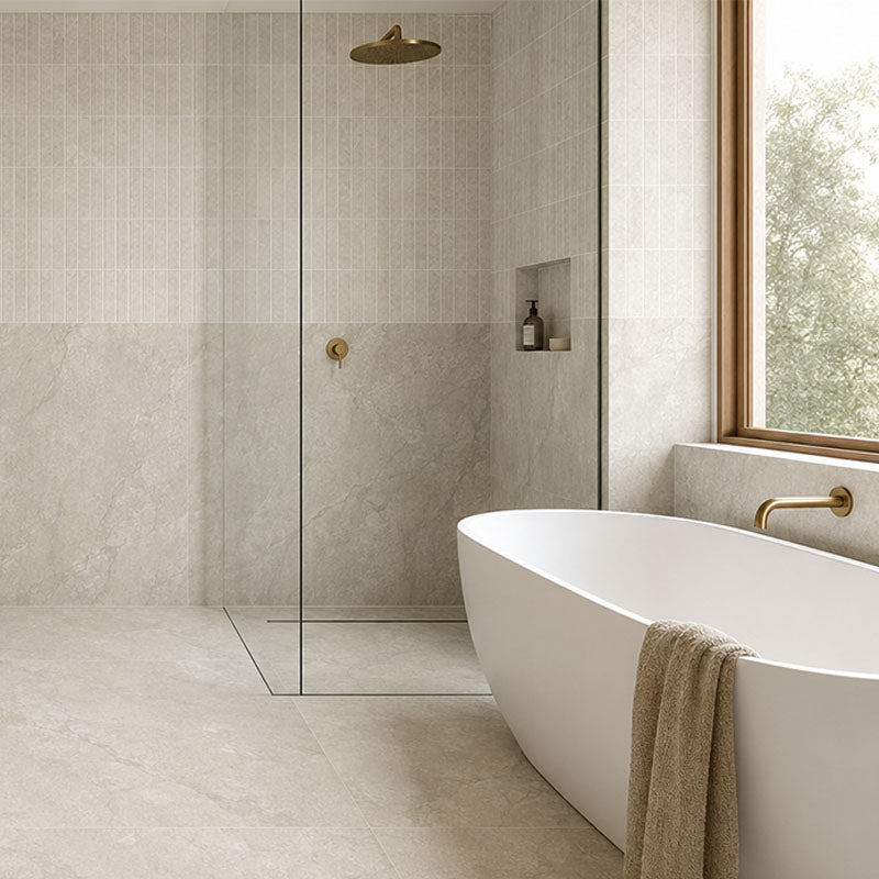 Entiva Lake Stone Smoke Mosaic 50x150mm