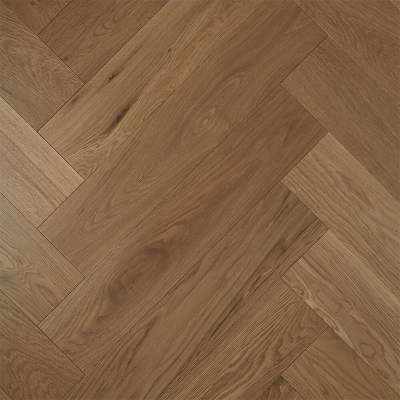 De Marque European Oak Engineered Flooring Herringbone Latte 600x120x15/4mm