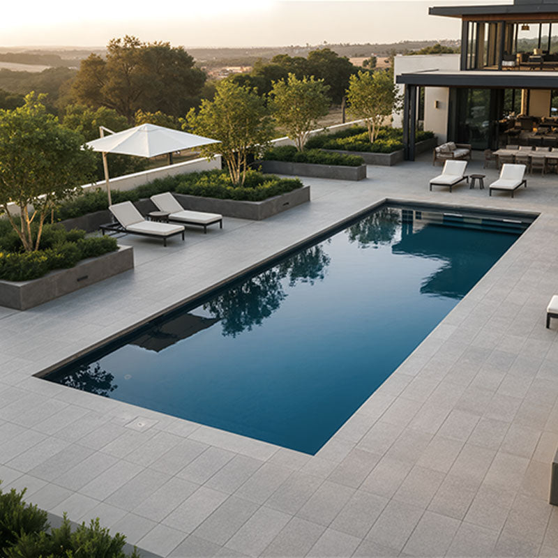 Limestone Lime Greige Honed & Tumbled Paving 200x100x18mm