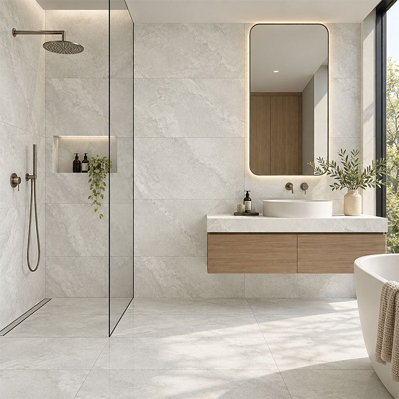 Lime Stone Beige Honed 600x1200