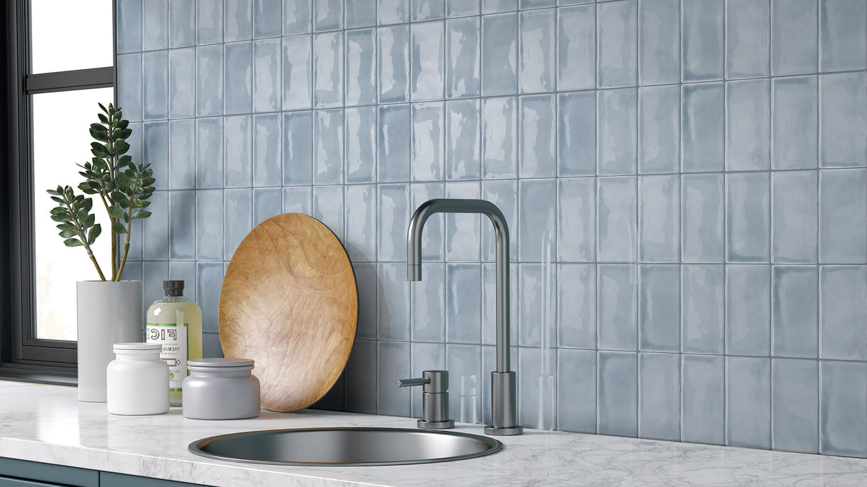 LUXE SEA BLUE 76x152x9 GLOSS