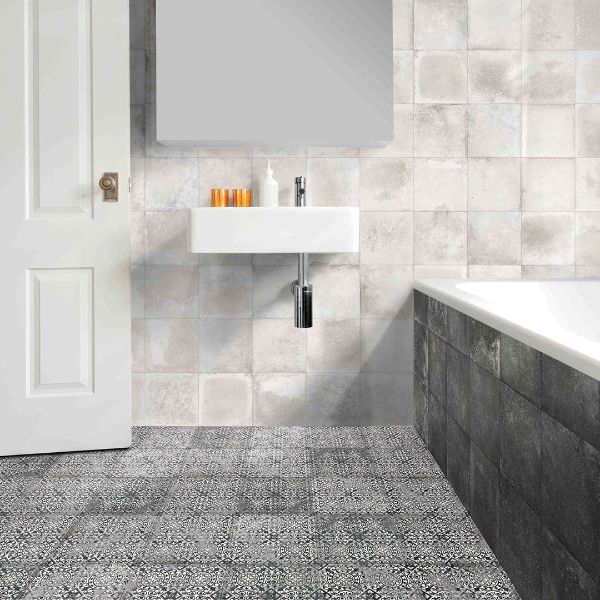 MAIOLICHE CEMENTINE 10 NERA 200X200