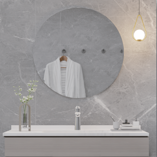 Round Mirror 5mm Glass Thickness Flat Edge 900mm