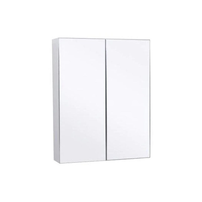 BELLA 600 Pencil Edge Mirror Cabinet Gloss White Finish 600x750x130mm