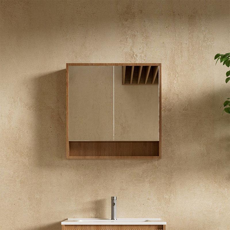 BONDI 750 Wall Hung Mirror Cabinet 750x130x590mm