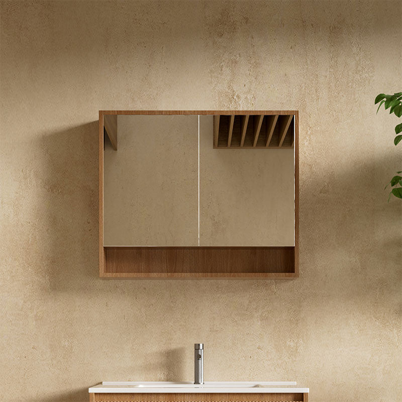 BONDI 900 Wall Hung Mirror Cabinet 900x130x590mm