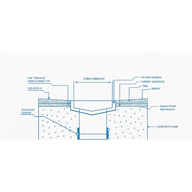 Aluminium Grate Brushed Silver Ezy Flow Depth 26mm Length 1200mm