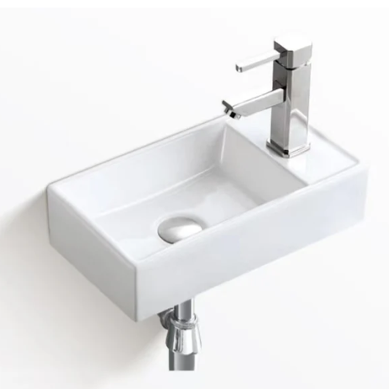 Right Above Counter Ceramic Basin Gloss White 400x220x100mm