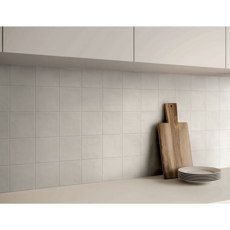 Newport Bone Satin 125x125mm