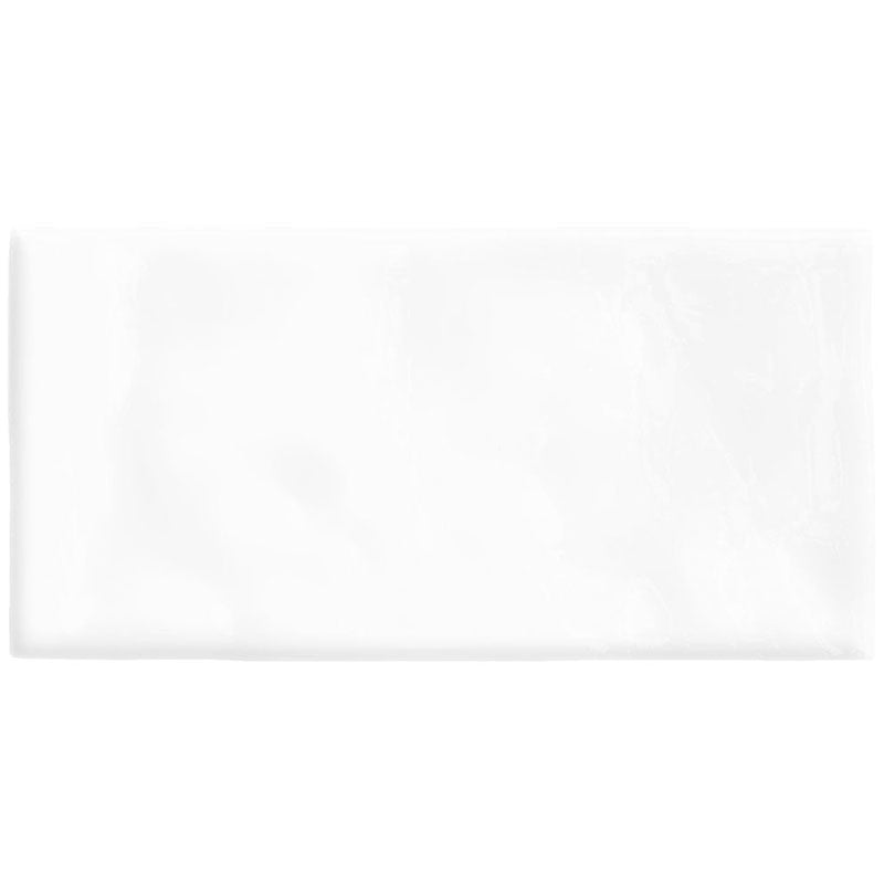 Newport White Satin 62.5x125mm