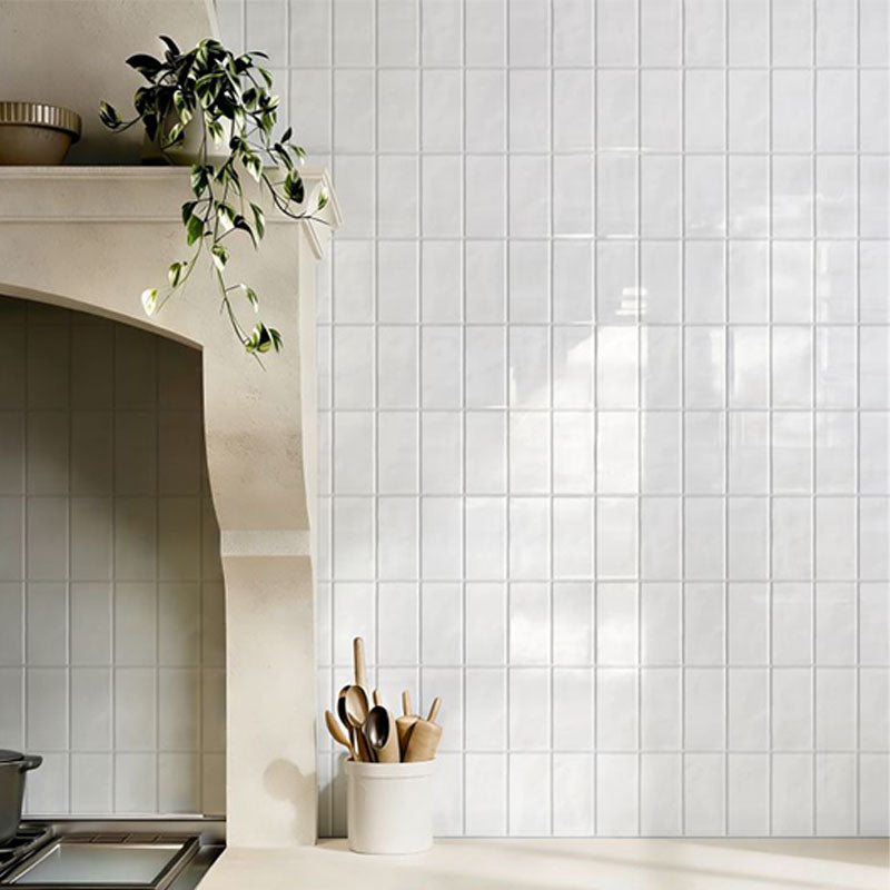 Newport White Satin 62.5x125mm