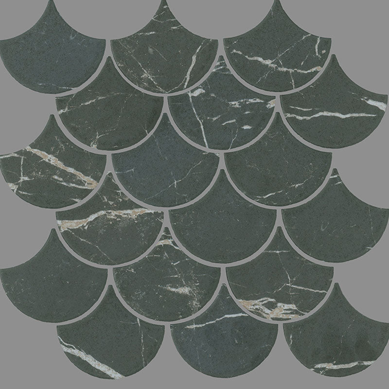 NORDIC NERO MARQUINA FAN FISHSCALE MATT 80MM