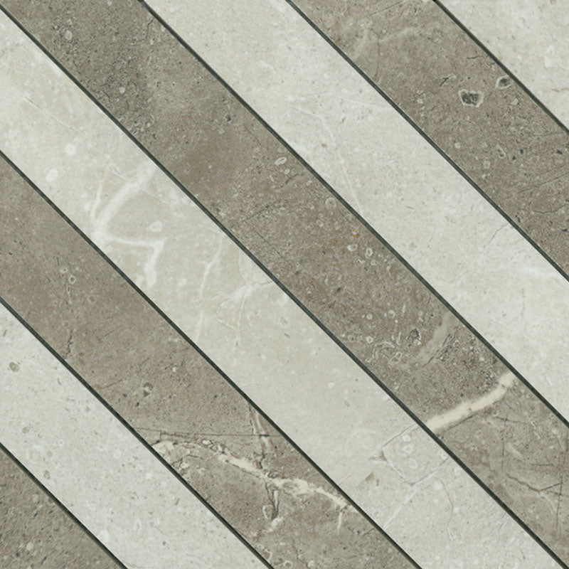 OCEAN TAUPE MATT & MOCHA POLISHED MOSAIC 300X300