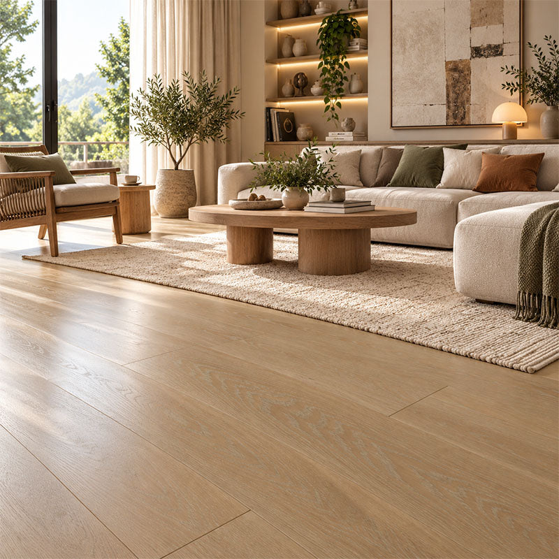 De Marque European Oak Engineered Flooring ABC Grade Wide Plank Dusk Grey 2200x240x15/4mm