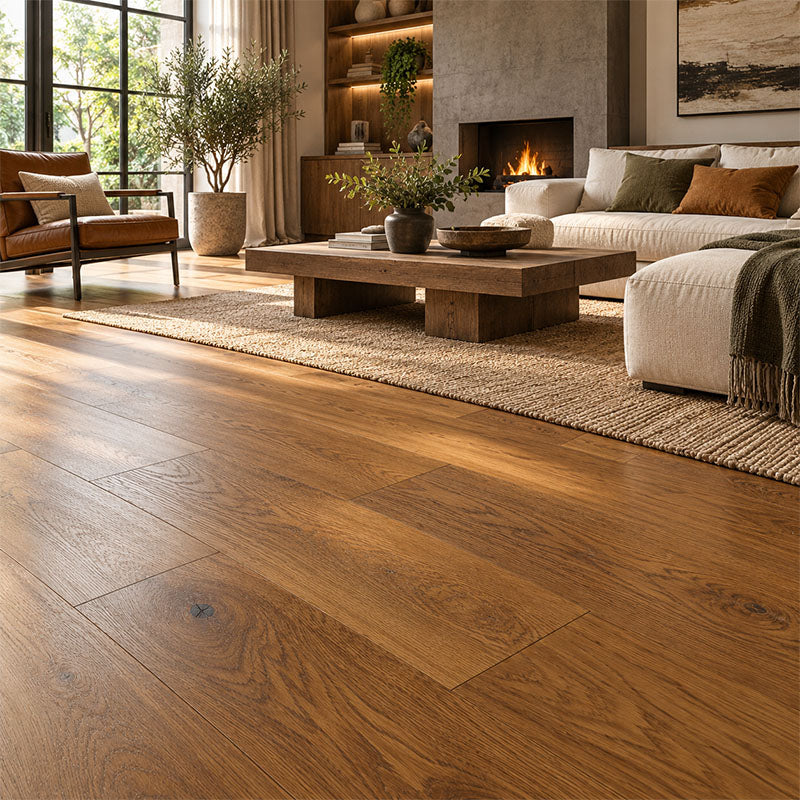 Pronto ABC Grade European Oak Engineered Flooring Dark Rum 1900x190x14/3mm