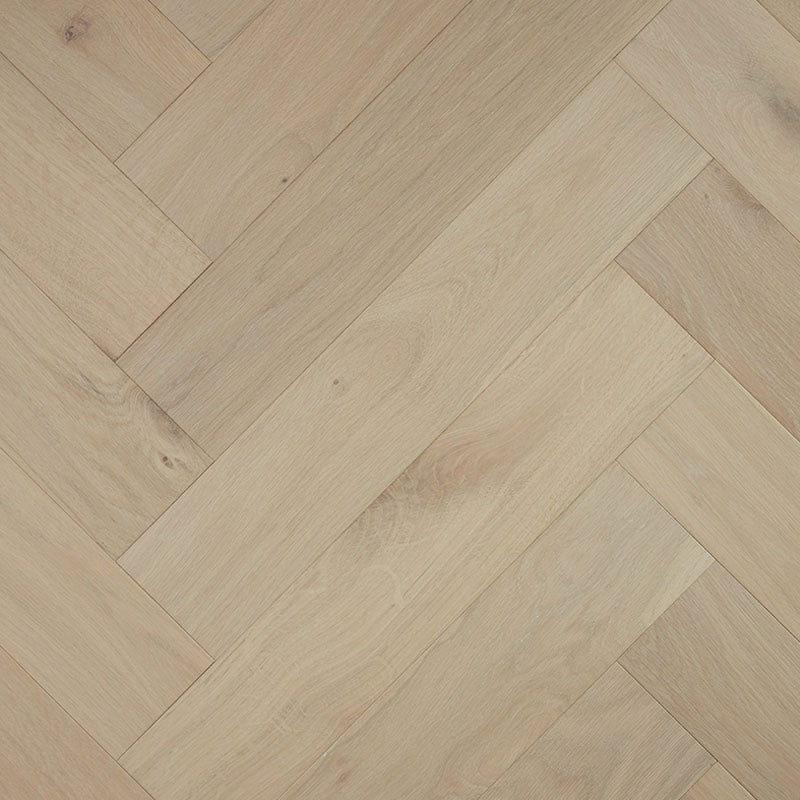 Pronto Herringbone ABC Grade European Oak Engineered Flooring Pebble Reef 600x120x14/3mm