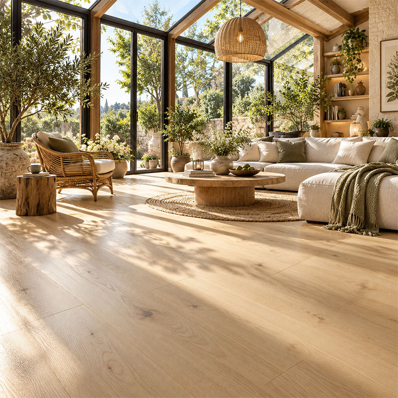 Village European Oak Engineered Flooring First Snow 2200x220x14/3mm