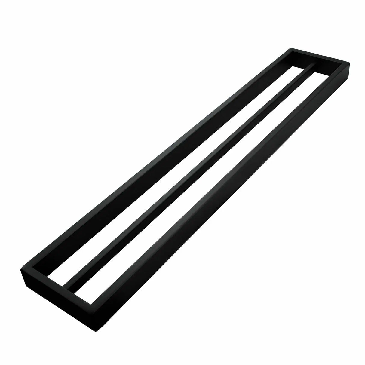 IVANO Series Double Towel Rail Black 800mm