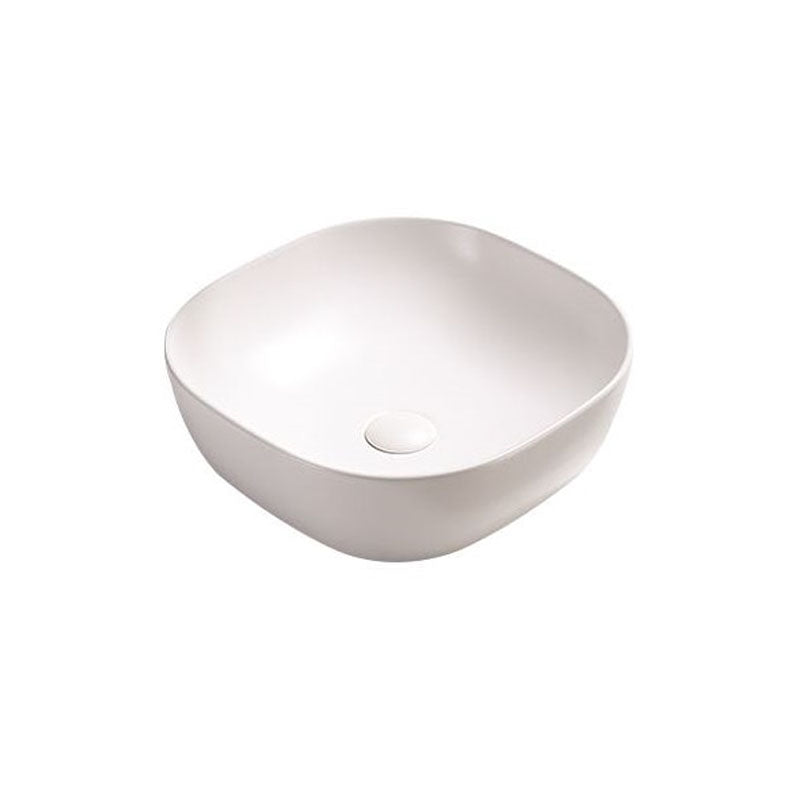 Above Counter Basin Square Matte White 370x370x120mm