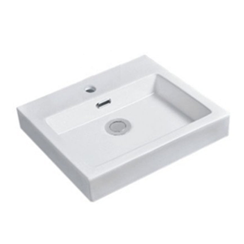 Insert Basin With Overflow Gloss White 485x445x130mm