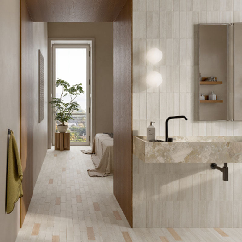 Plyta White Brick Subway 60x250mm