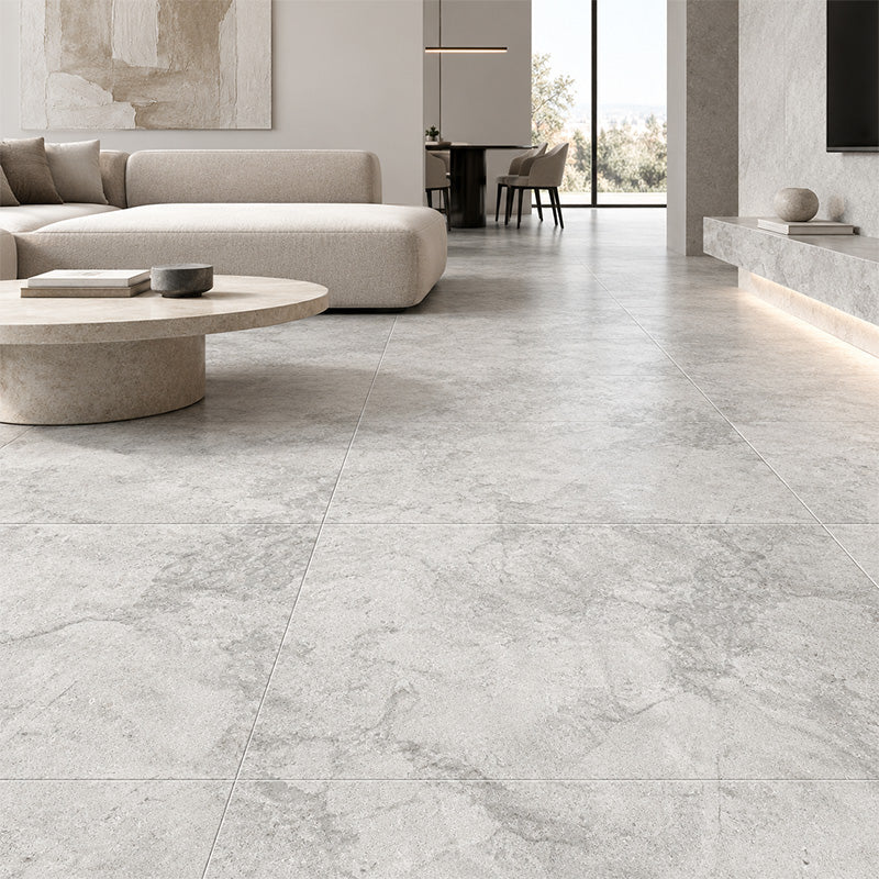 Travertino Lux Grey Matt 600x600