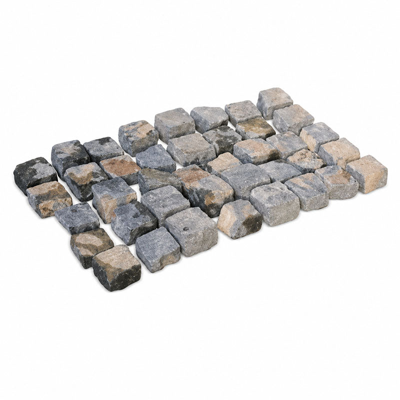 Queensland Porphyry Grey Cobble Natural Split 90x90x40-70mm