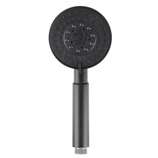 Round 5 Functions ABS Handheld Shower Black
