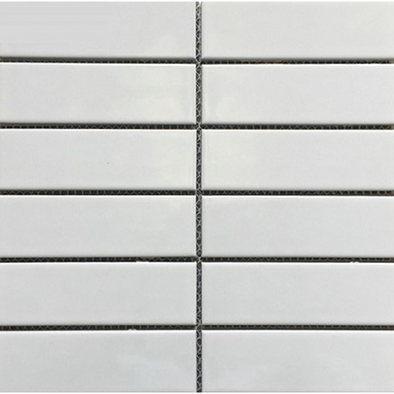 SUBWAY WHITE (SATIN) MATT STACKBOND 45X145 - 291X297MM SHEET