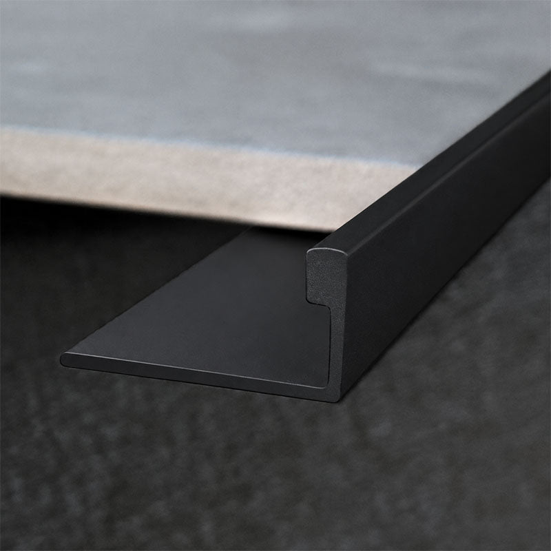 Aluminium Angle - Black 25mm x 3m