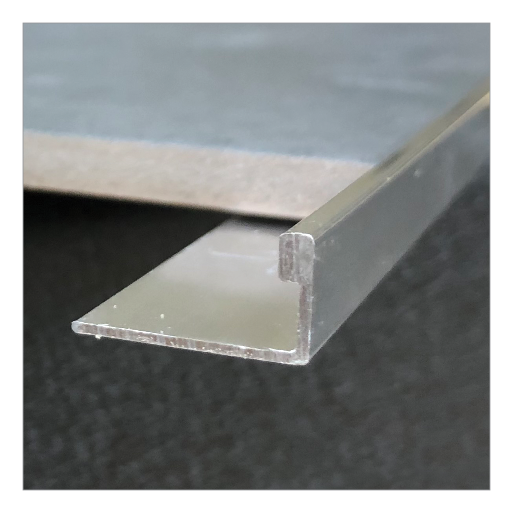 Aluminium Angle - Mill Finish 8mm x 1m